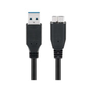 USB3.0-MC-1.5 USB kabel USB A naar micro USB 3.0 - 1,5 meter - Zwart