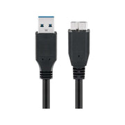 USB3.0-MC-1 USB kabel USB A naar micro USB 3.0 - 1 meter - Zwart