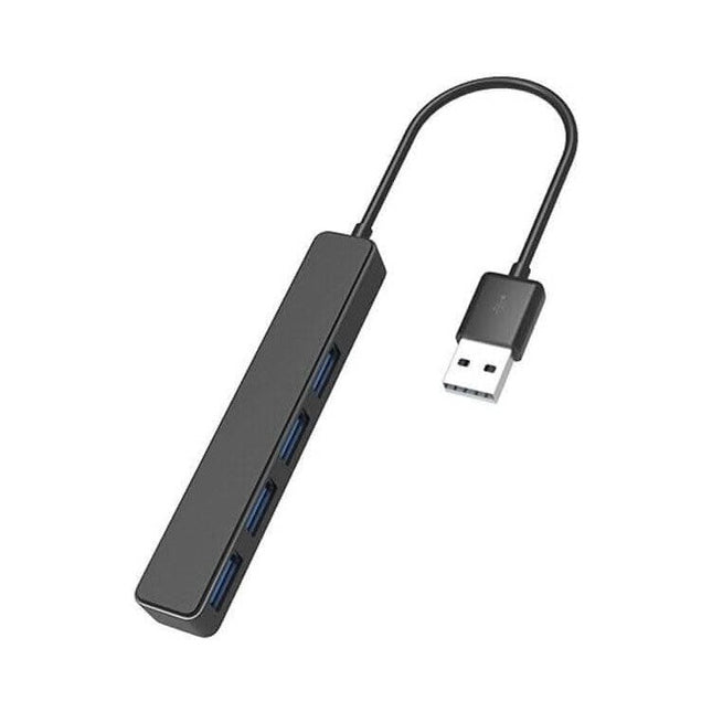 USBH-2.0-A-4xA USB 2.0 hub - USB A naar 4 x USB A - Zwart