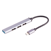 USBH-3.0-C-4xA USB 3.0 hub - USB C naar 1 x USB 3.0 & 3 x USB 2.0