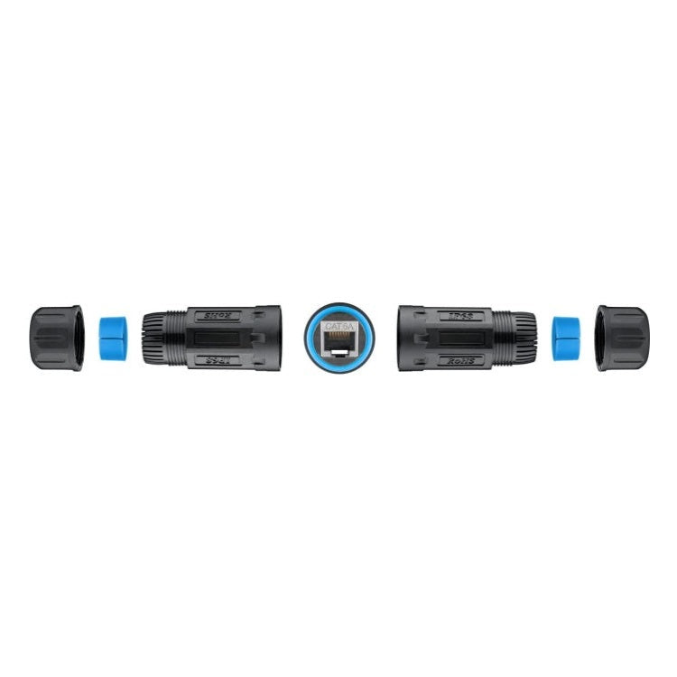 UTP-BUKP-C6A-U Cat 6a koppelstuk voor buiten - IP68 - 2 x RJ45 female - Afgeschermd