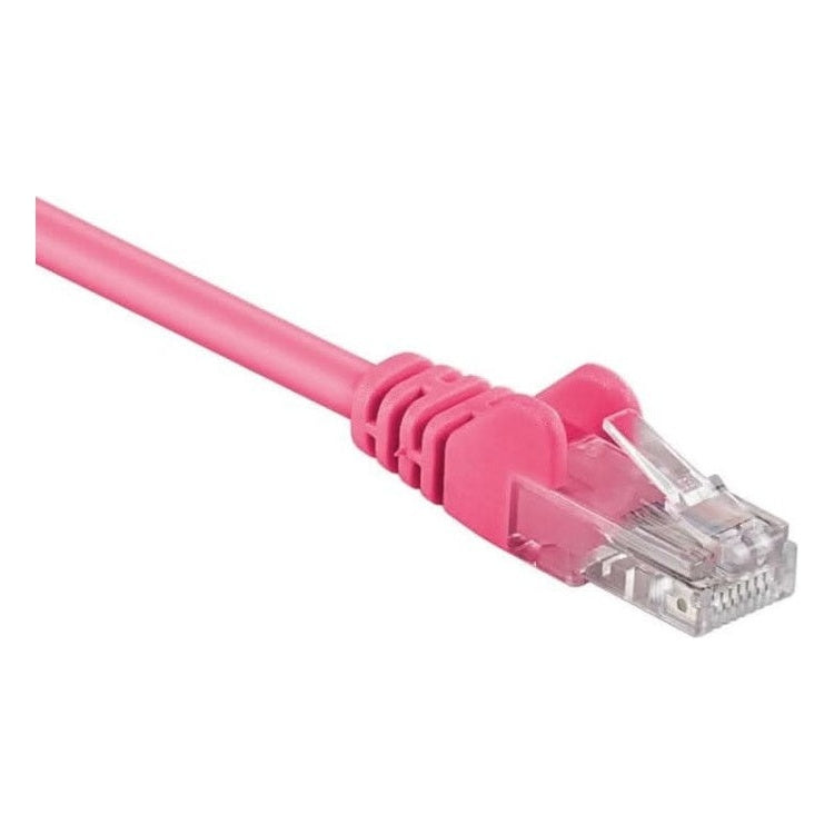 UU-C5A-1.5-RZ 1.5 meter Cat 5e U/UTP netwerkkabel - Roze