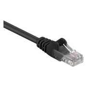 UU-C5A-1-ZW 1 meter Cat 5e U/UTP netwerkkabel - Zwart