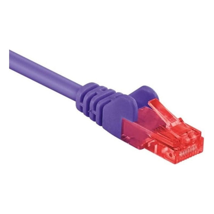 UU-C6A-7.5-P 7.5 meter Cat 6 U/UTP netwerkkabel - Paars