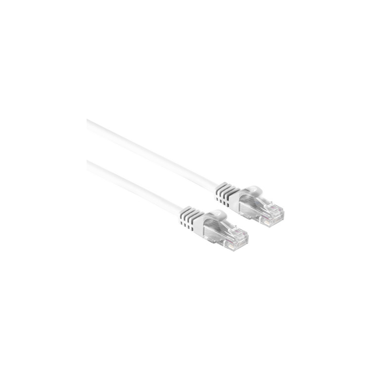 UU-C7A-0.25-WT 25 cm Cat 7 U/UTP netwerkkabel - CCA - Wit