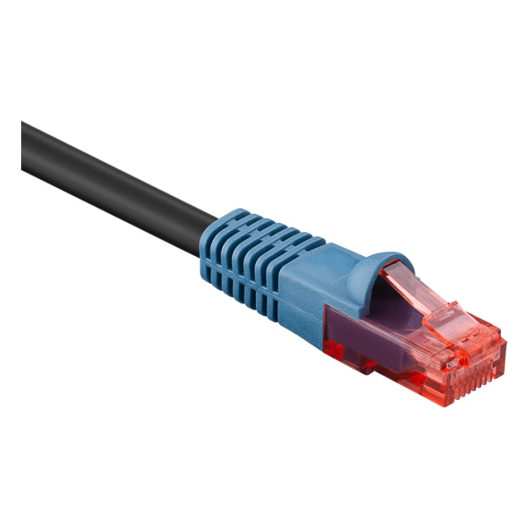 UUB-C6A-50-ZW 50 meter Cat 6 U/UTP netwerkkabel voor buiten - Zwart