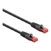UUB-C6C-75-ZW 75 meter Cat 6 U/UTP netwerkkabel voor buiten - 100% koper - Zwart
