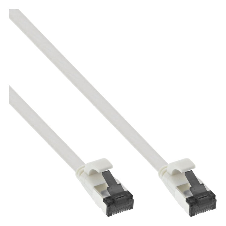 UUF-C8C-0.3-WT 30 cm Cat.8.1 Platte Netwerkkabel U/FTP - 40 Gb/s - Koperen Aders - Wit