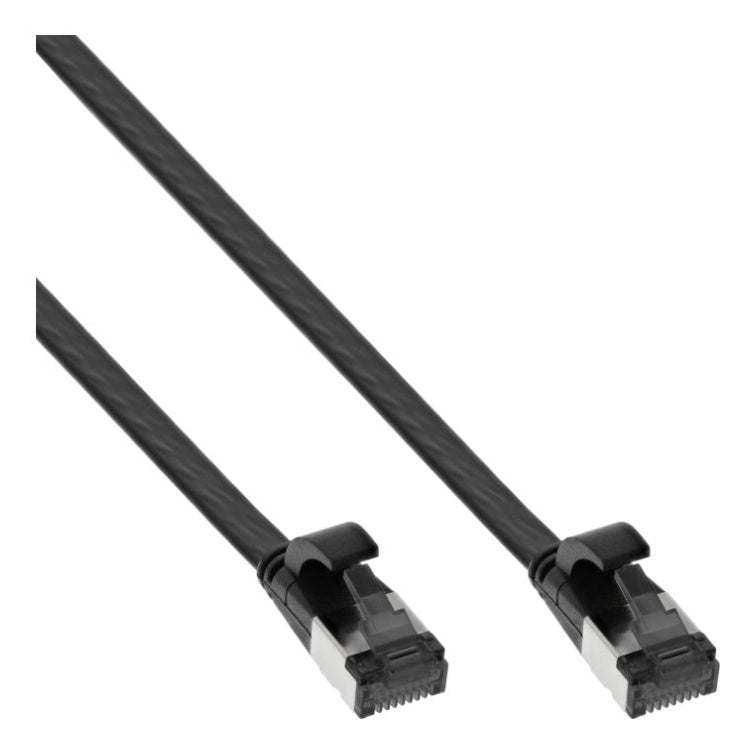 UUF-C8C-1.5-ZW 1,5 meter Cat.8.1 Platte Netwerkkabel U/FTP - 40 Gb/s - Koperen Aders - Zwart