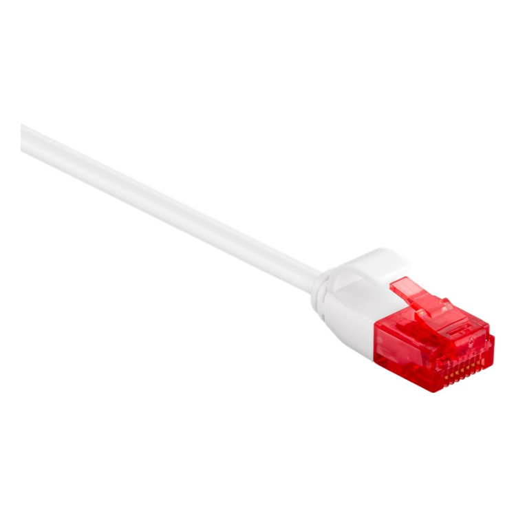 UUS-C6C-15-W 15 meter Cat 6 U/UTP netwerkkabel - Extra dun - 100% koper - Wit