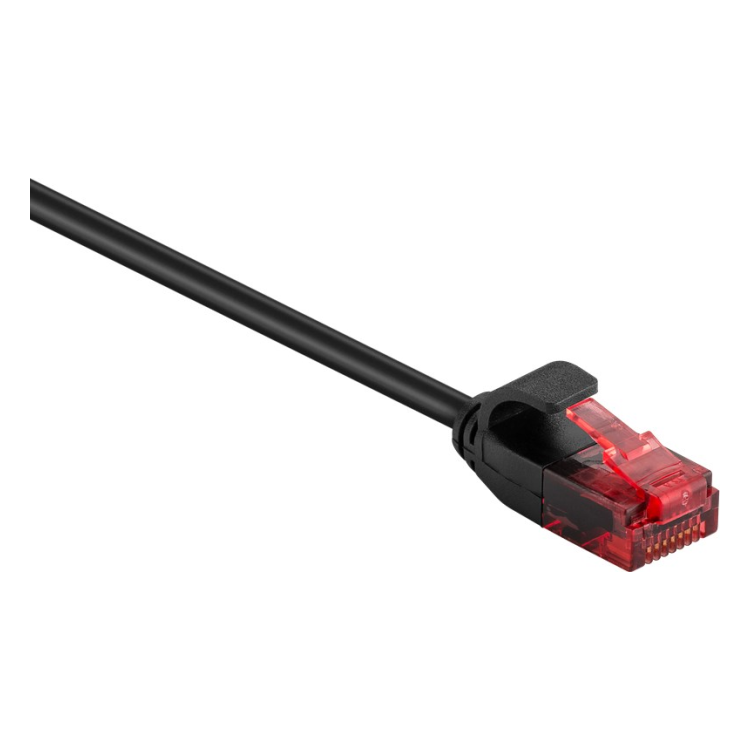 UUS-C6C-3-ZW 3 meter Cat 6 U/UTP netwerkkabel - Extra dun - 100% koper - Zwart