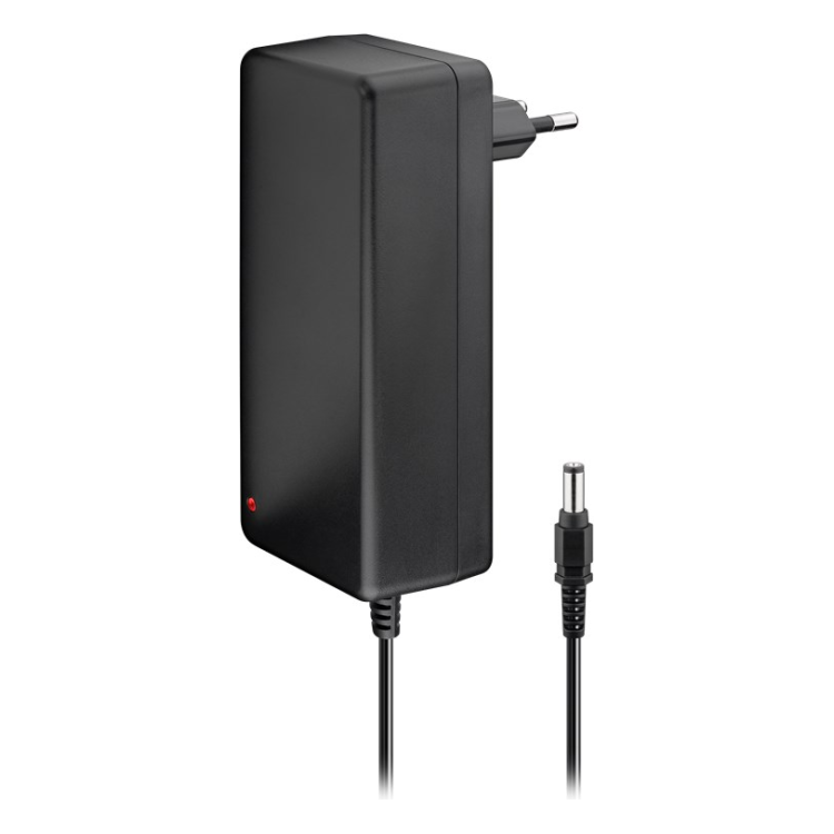 V-12V-60W-5.5x2.1 Voedingsadapter - 12V DC - 5A - 60W - 5,5 x 2,1 mm - 1,8 meter