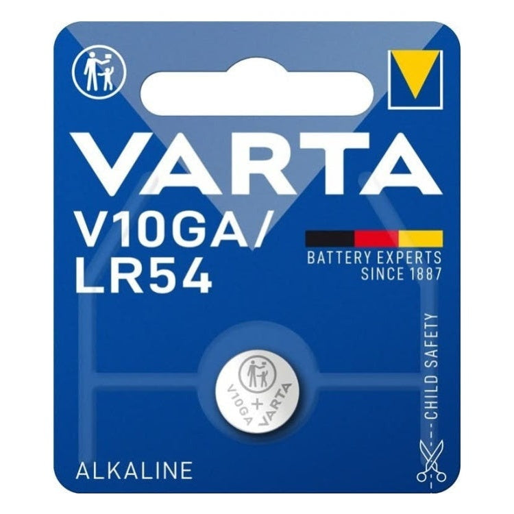 V10GA-VRT-1 Varta  1,5 volt knoopcel batterij LR54  -  1 stuks