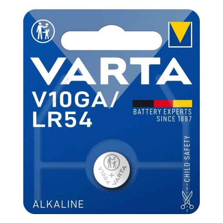 V10GA-VRT-1 Varta  1,5 volt knoopcel batterij LR54  -  1 stuks