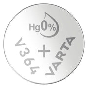 V364-VRT Varta 1,55 volt knoopcel batterij V364  -  1  stuk