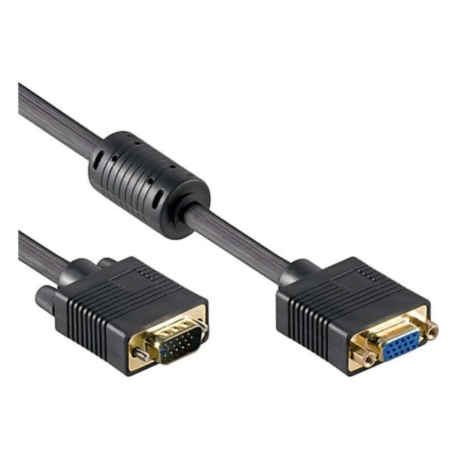 VGA-MV-3 3 meter VGA verlengkabel - VGA male naar VGA female - Zwart