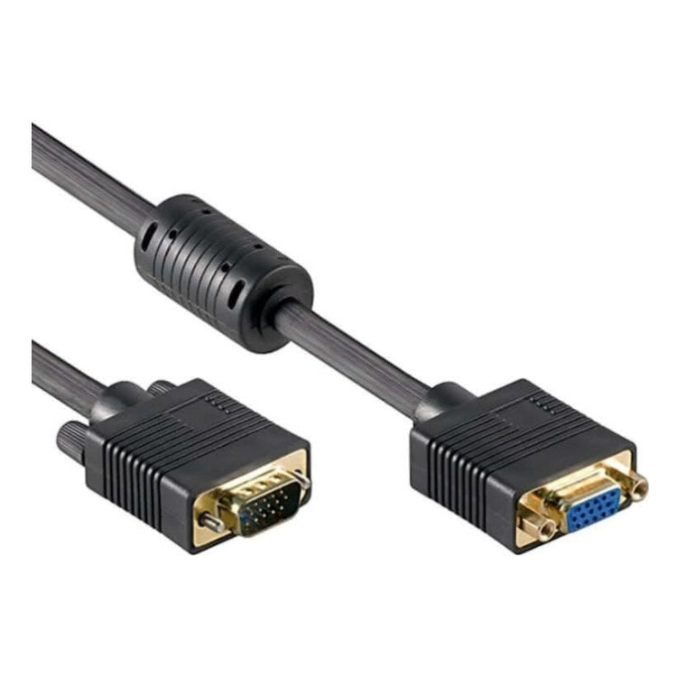 VGA-MV-5 5 meter VGA verlengkabel - VGA male naar VGA female - Zwart