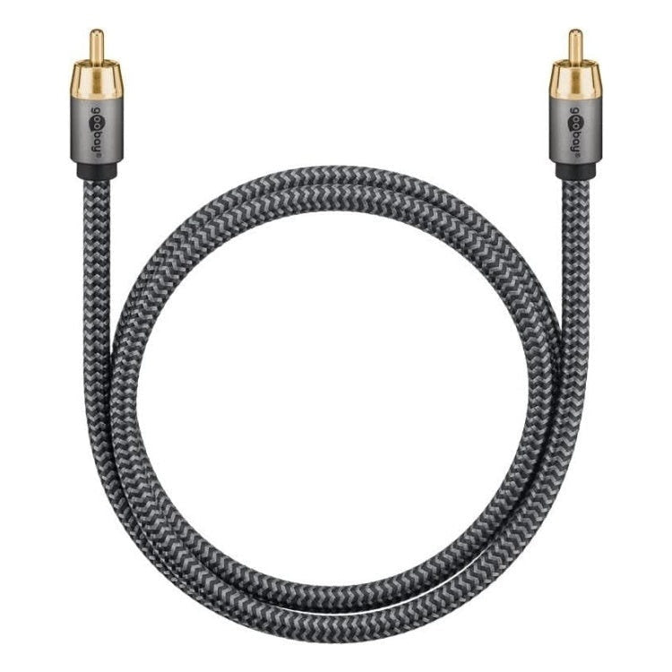 WT-CS1-PL-5 Goobay Plus RCA kabel - 5 meter - RCA male naar RCA male - 100% koper