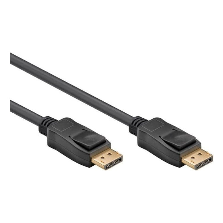 WT-DP-1.4-CU-1 1 meter DisplayPort Kabel 1.4 - 8K @ 60Hz - VESA Gecertificeerd -Verguld - Koper - Zwart