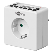 WT-DT-TMR-2-1 Goobay digitale Tijdschakelklok - 10 Programma’s per Week - Voor Binnen gebruik - Wit