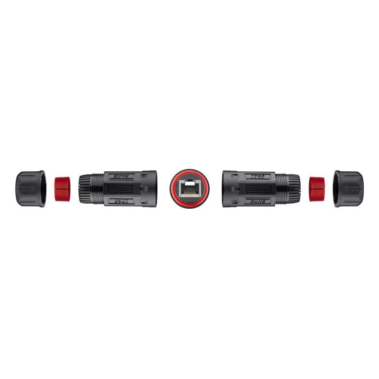 WT-UTP-BUKP-C6-U Cat 6 koppelstuk voor buiten - IP68 - 2 x RJ45 female - Afgeschermd