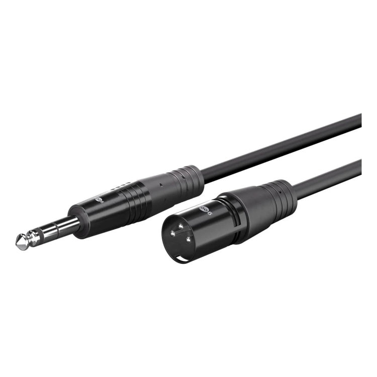 XLR-6.5ST-10 10 meter - XLR naar jack kabel 3-pins XLR naar 6,35 mm TRS) - Koper