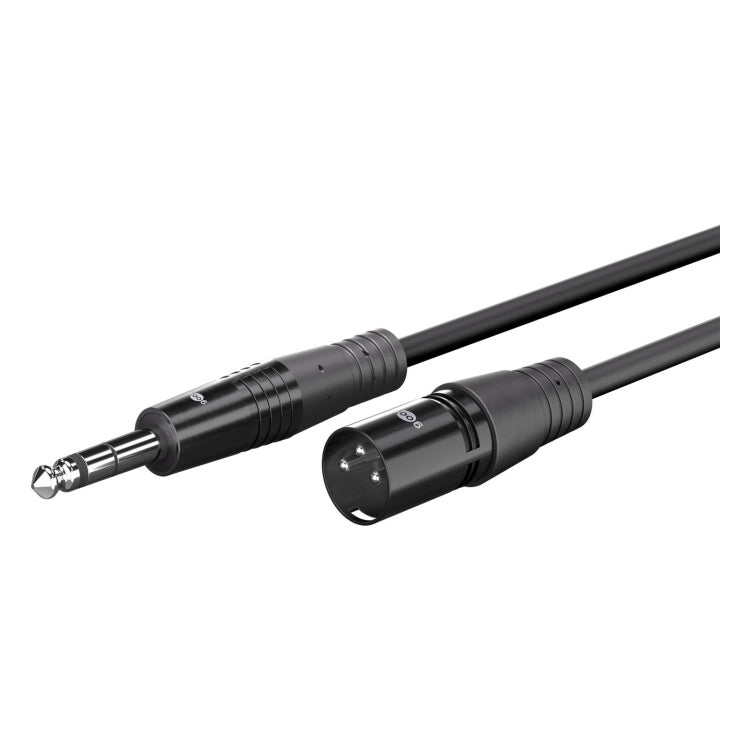 XLR-6.5ST-2 2 meter - XLR naar jack kabel 3-pins XLR naar 6,35 mm TRS) - Koper