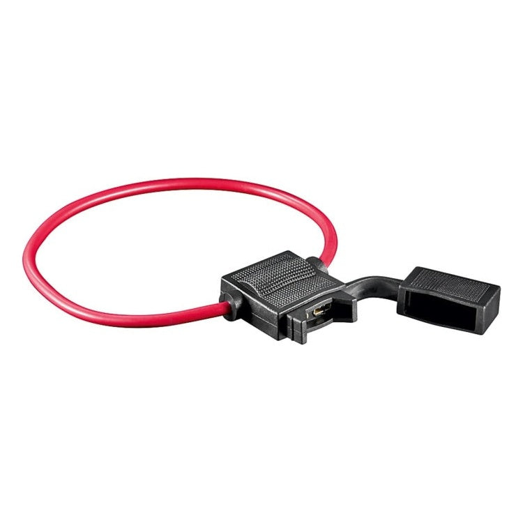 ZKHR Zekeringhouder voor autozekering - 1mm - 2 uiteindes - Zwart / rood